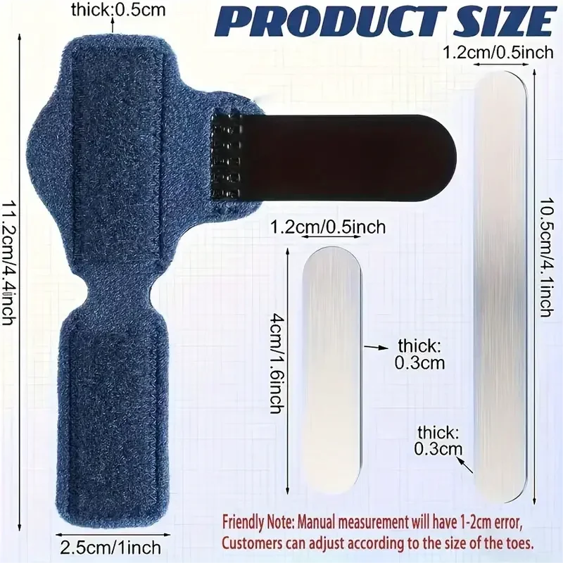 1pcs Toe Splint Toe Straightener For Hammer Toe Brace Hammertoe Splint