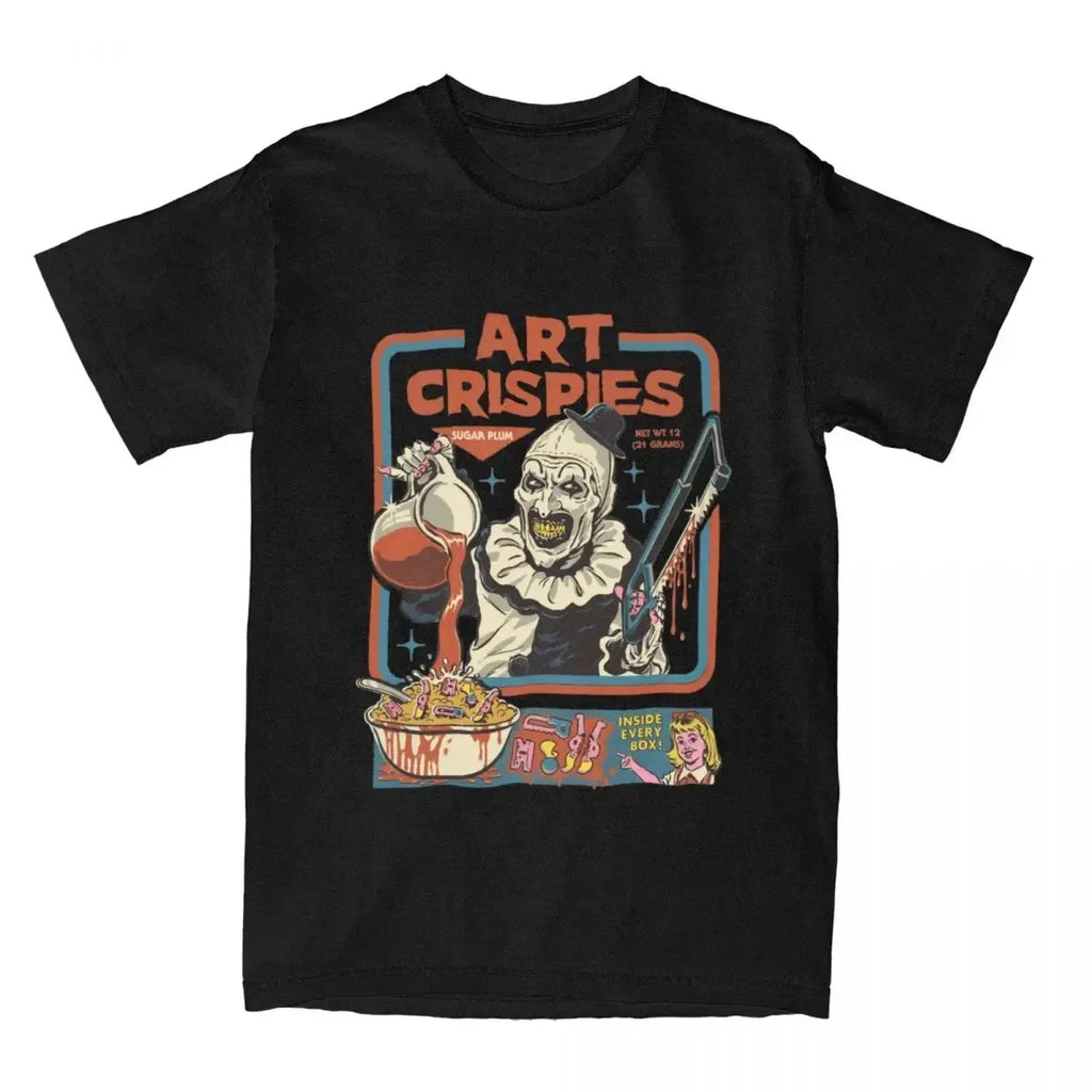 Art Crispies Terrifier Clown Shirt Apparel Men Women's Pure Fashion