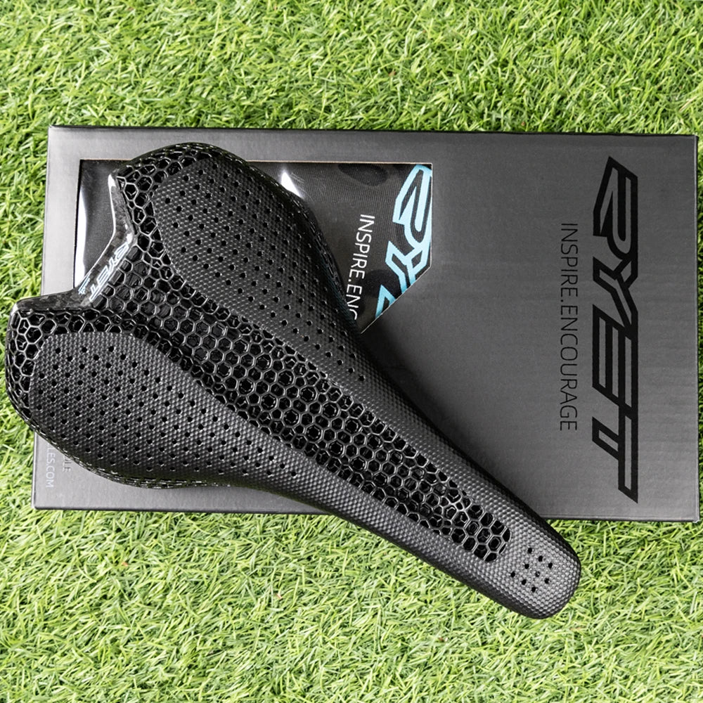 RYET Carbon 3D Printed Saddle Ultralight 175g 7*9 Bike Seating For Men