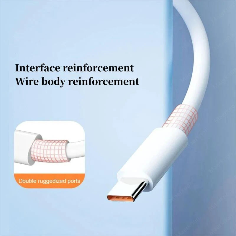 120W 10A Type C Cable Super Fast Charging Phone Charger Data Cord For