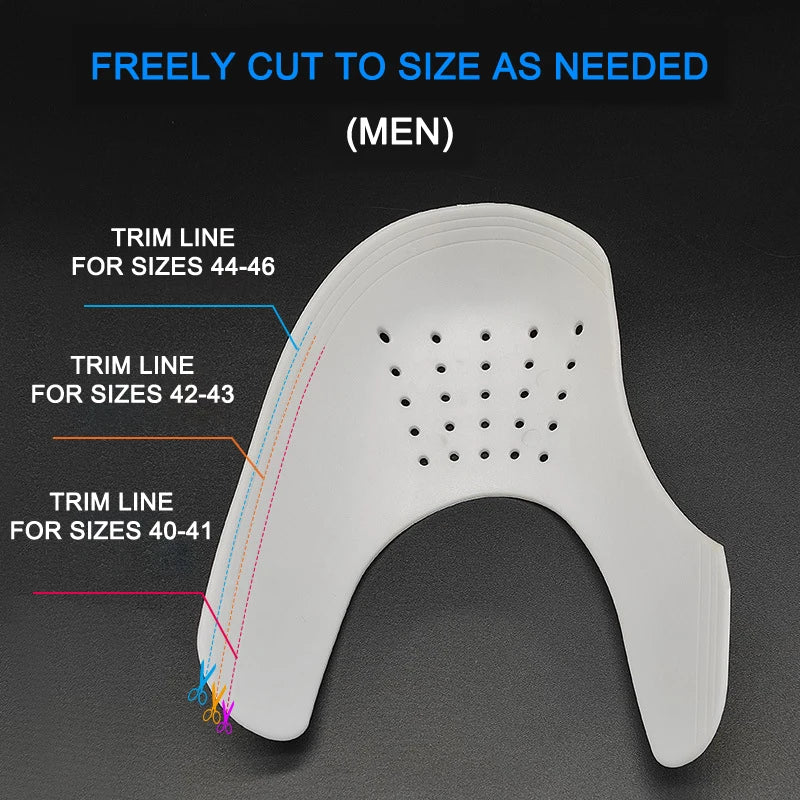 1 Pair Anti Crease Shoe Head Protector for Casual Sneaker Anti Wrinkle