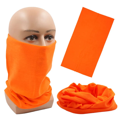 Outdoor Magic Bandana Solid Neon Color Cycling Hiking Scarves Headband