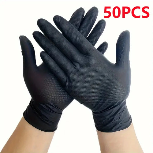 8mil Nitrile Gloves Thick 30/50PCS Industrial Disposable Gloves with