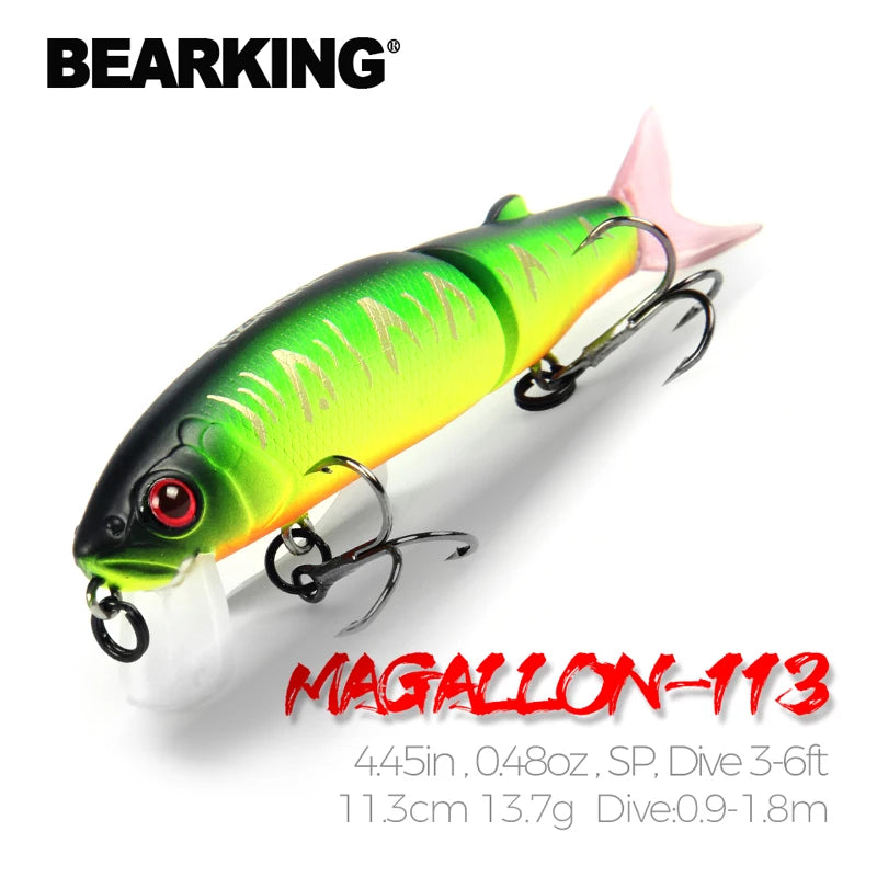 Bearking 11.3cm 13.7g  hot fishing lure minnow quality professional