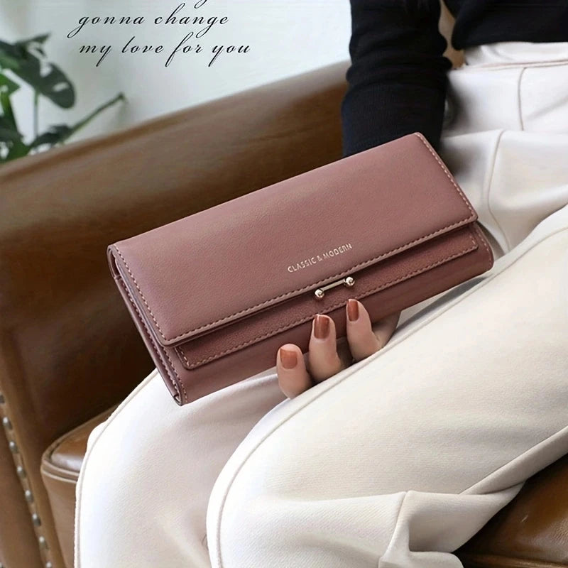 2023 Brand Luxury Women Wallet Long Purse Clutch Large Capacity Female