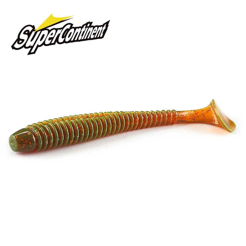 2023 HOT Impact Ring Shad Fishing Lure Soft 63mm 80mm 97mm Plastics