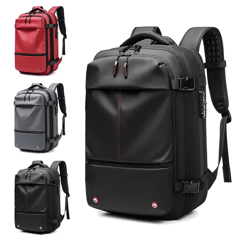 Travel Men 17.3 inch Laptop Backpack vacuum compression Backpack