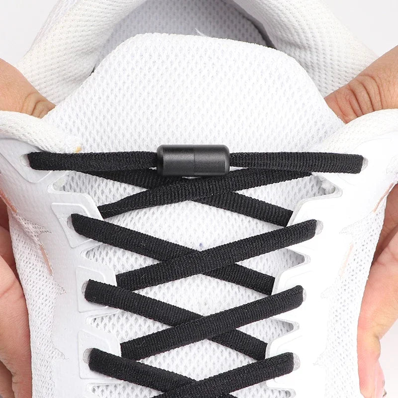NEW Colorful Options Elastic laces Sneakers No tie Shoelace for Sports