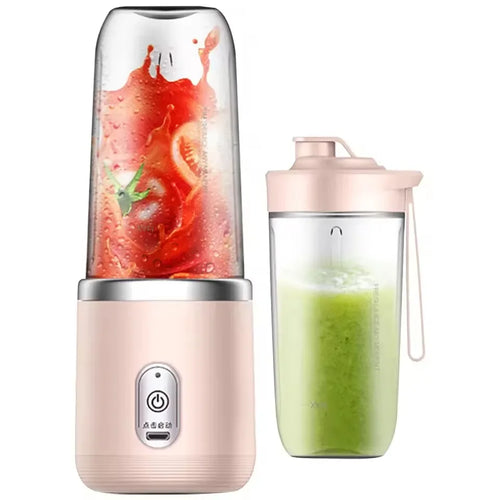A set of dual cup juicers, multifunctional, suitable for fruits and