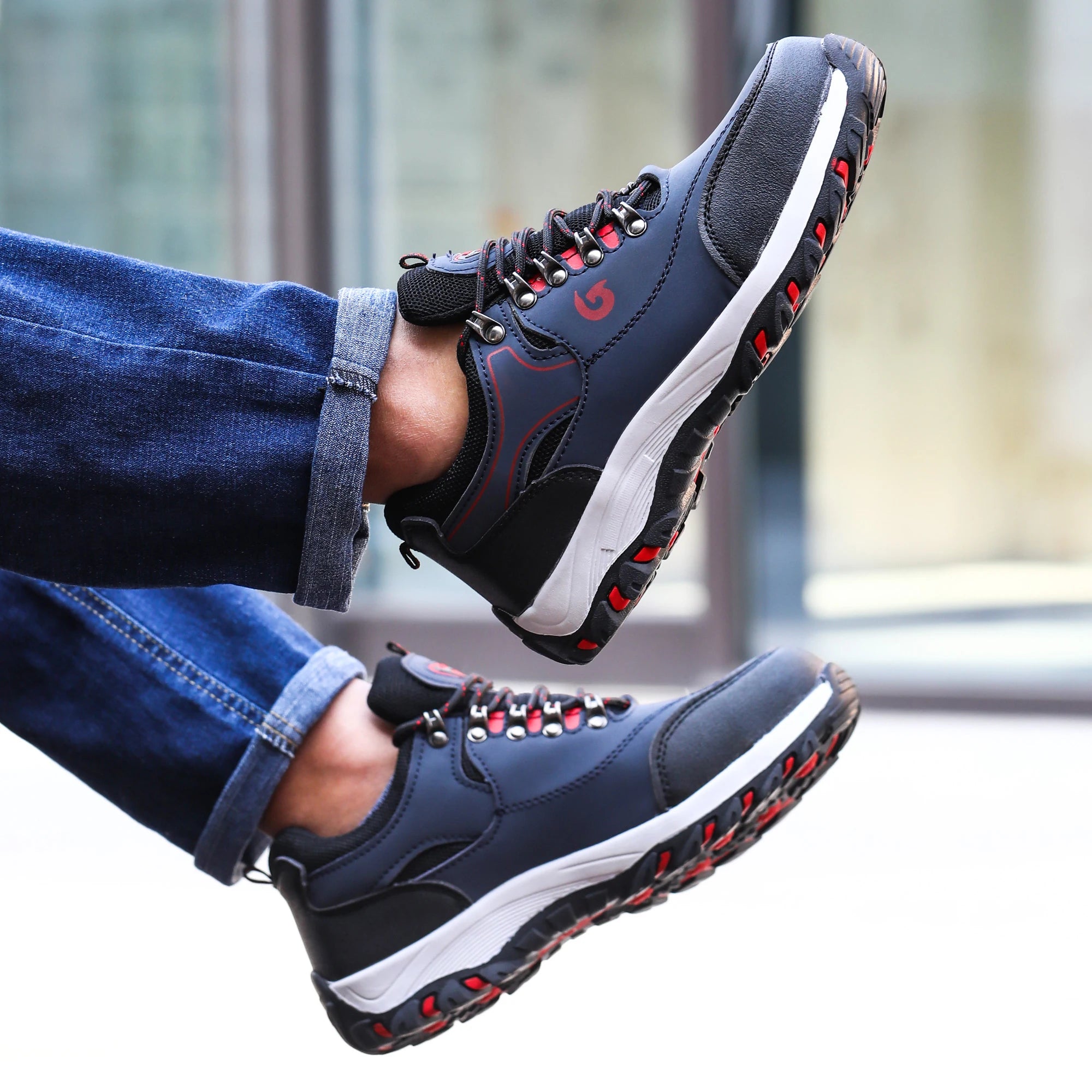 Steel Toe Cap Shoes For Men Work Boots Puncture-Proof Work Safety