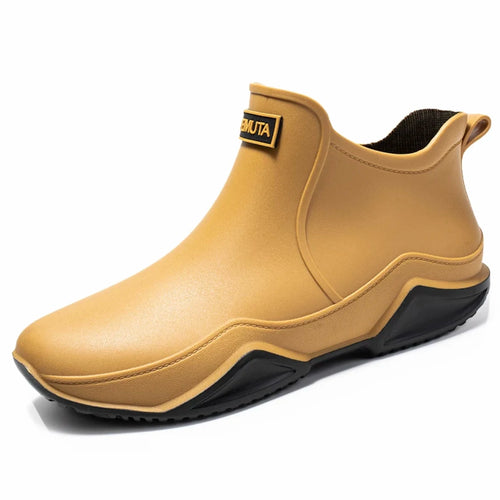 Fashionable Men & Women’s Ankle Rain Boots Anti-Slip Waterproof Shoes
