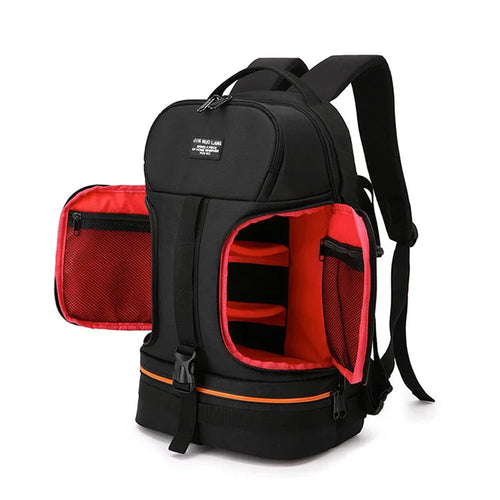 Large Capacity Outdoor DSLR Camera Backpack Waterproof Oxford Cloth