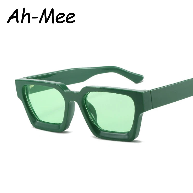 Fahion Vintage Cycling Square Sunglasses Men Women Retro Brand