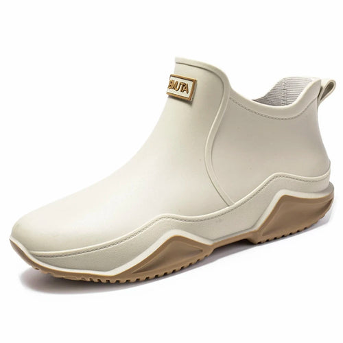 Fashionable Men & Women’s Ankle Rain Boots Anti-Slip Waterproof Shoes