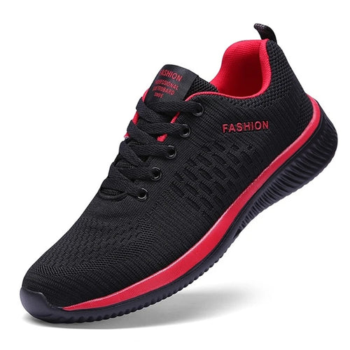 Men Running Walking Knit Shoes Fashion Casual Sneakers Breathable