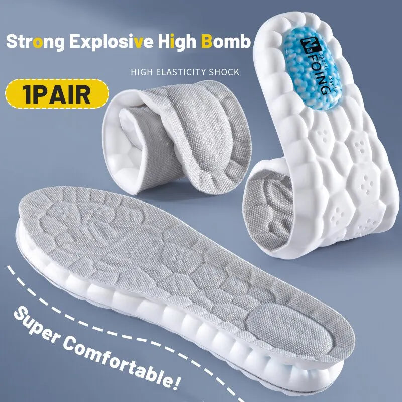 1 Pair Premium Sports Insoles for Shoes Soft Breathable