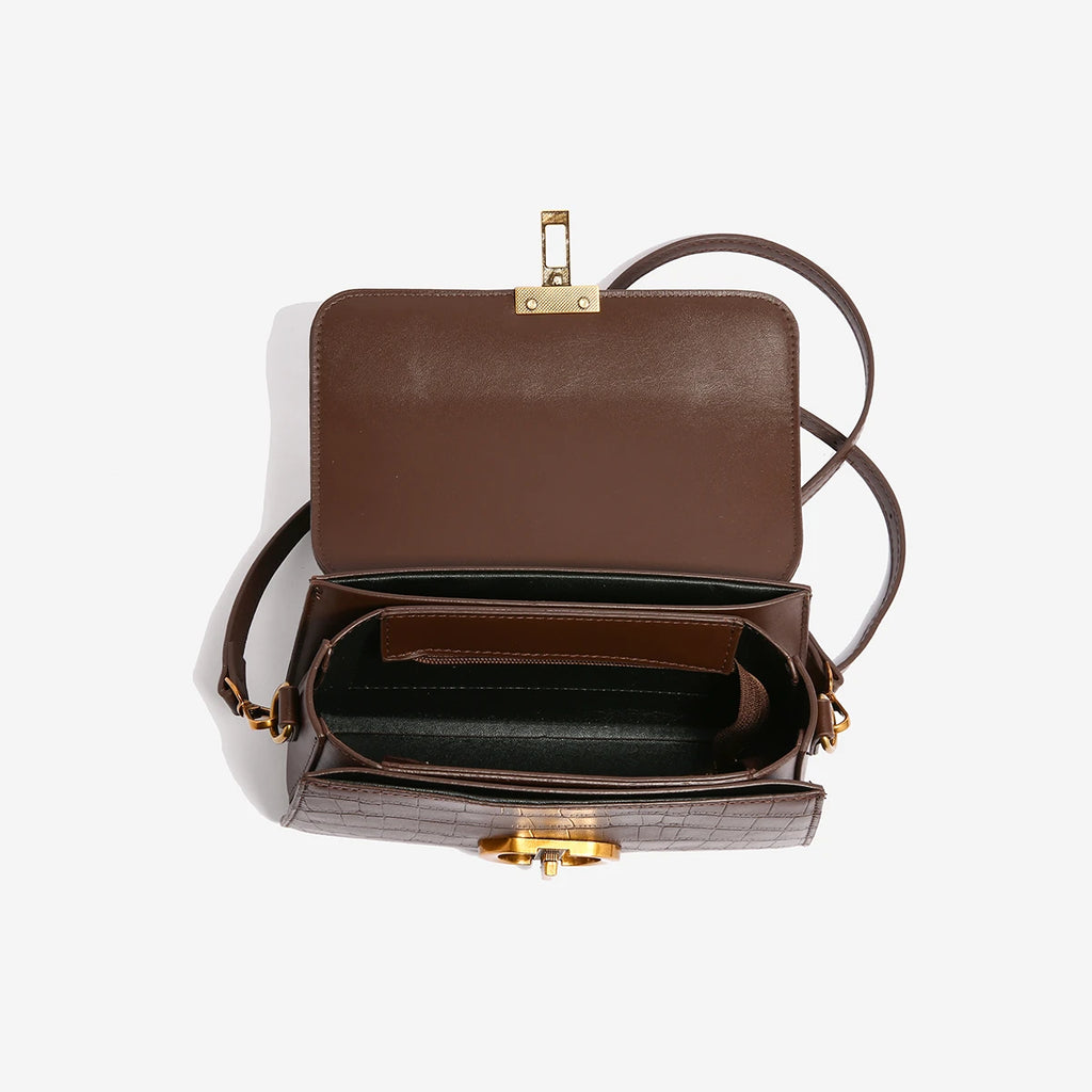 Small Leather Armpit Bags for Women, Chain Shoulder, Crossbody Bag,
