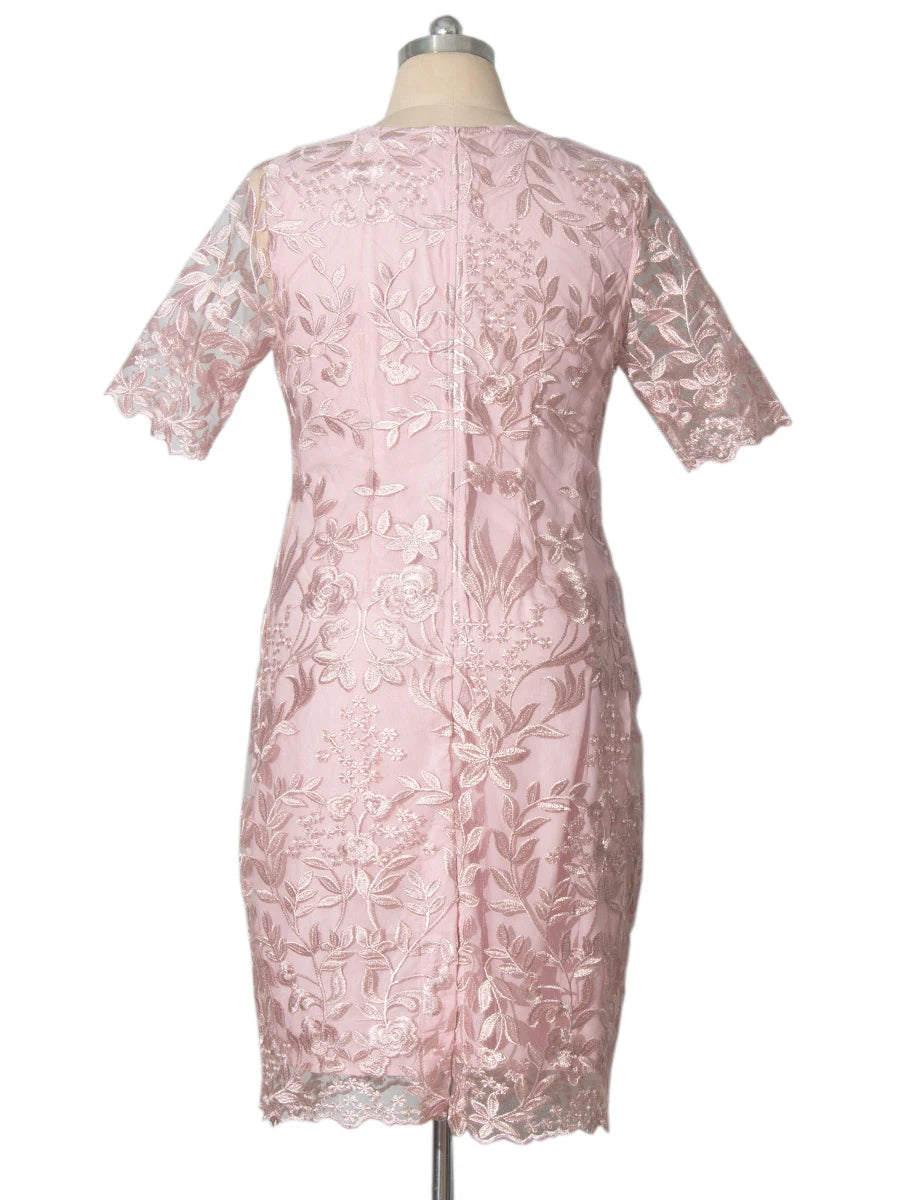 4xl 5xl Plus Size Summer Dresses for Wedding Guest Women's Short