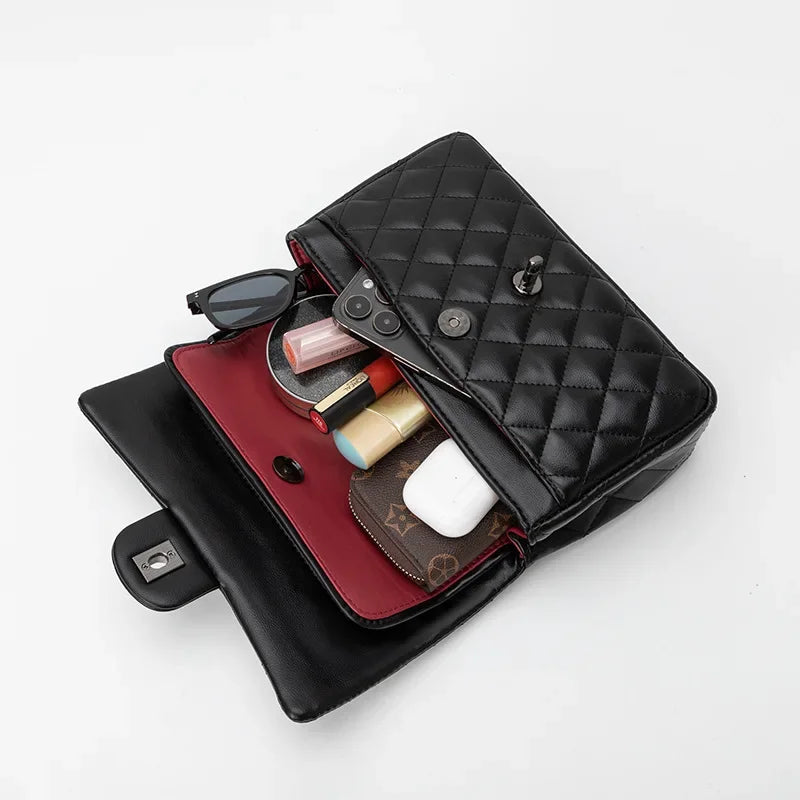 Ladies Leather Crossbody Bag Shoulder Handbag Messenger Tote Luxury
