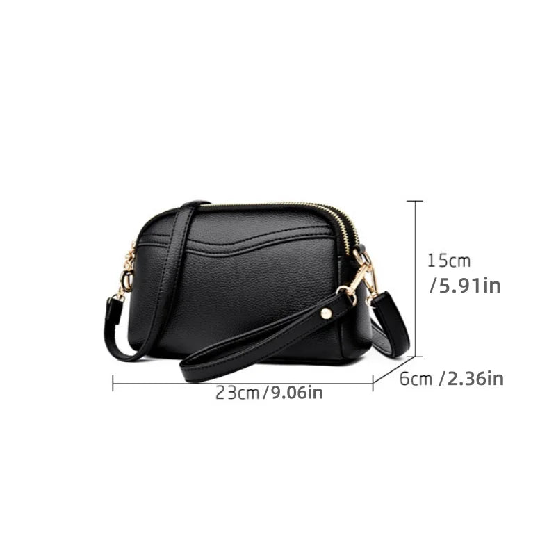 Autumn And Winter Hot Pillow Bag Simple Fashion Solid Color Crossbody