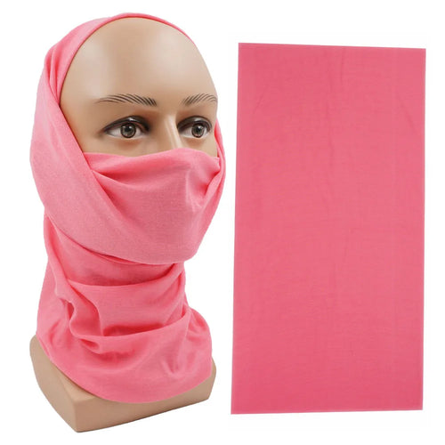 Outdoor Magic Bandana Solid Neon Color Cycling Hiking Scarves Headband