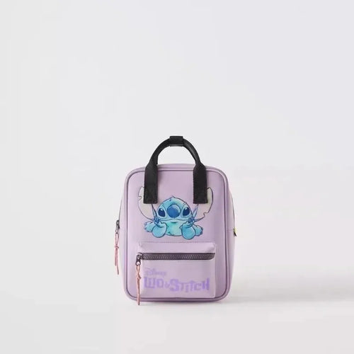 Disney 2025 New Cartoon Plush Doll Shoulder Bag Sweet and Cute Stitch