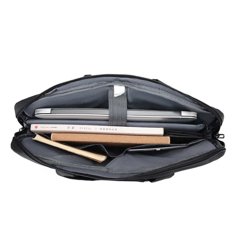 Laptop Tote Bag, Business Briefcase, Adjustable Shoulder Straps,