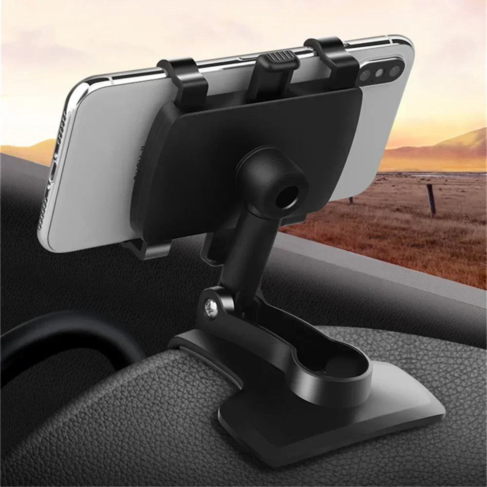 Universal Car Phone Holder Stand Dashboard Car Clip Mount GPS Display