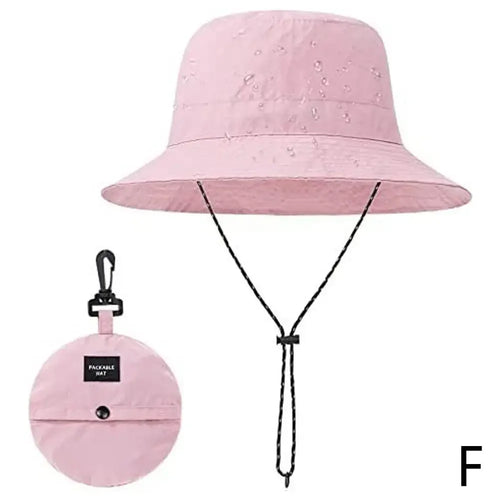 Waterproof Fisherman Hat Women Summer Sun Anti-UV Protection Camping