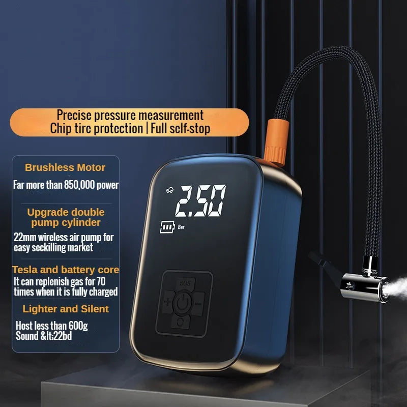 12V 150PSI Portable Tire Inflator Air Compressor Portable Inflator