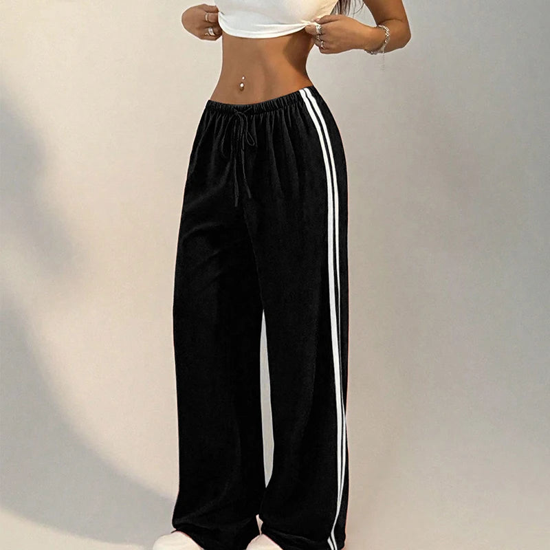 New Versatile Women's Pants Summer Streetwear Basic Straight Loose