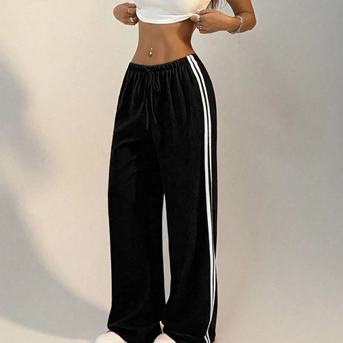 New Versatile Women's Pants Summer Streetwear Basic Straight Loose
