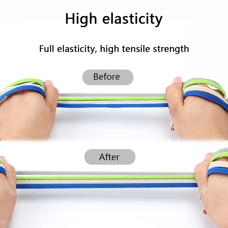 No Tie Elastic Shoe Laces One Size Fits All Adult and Kids Shoes