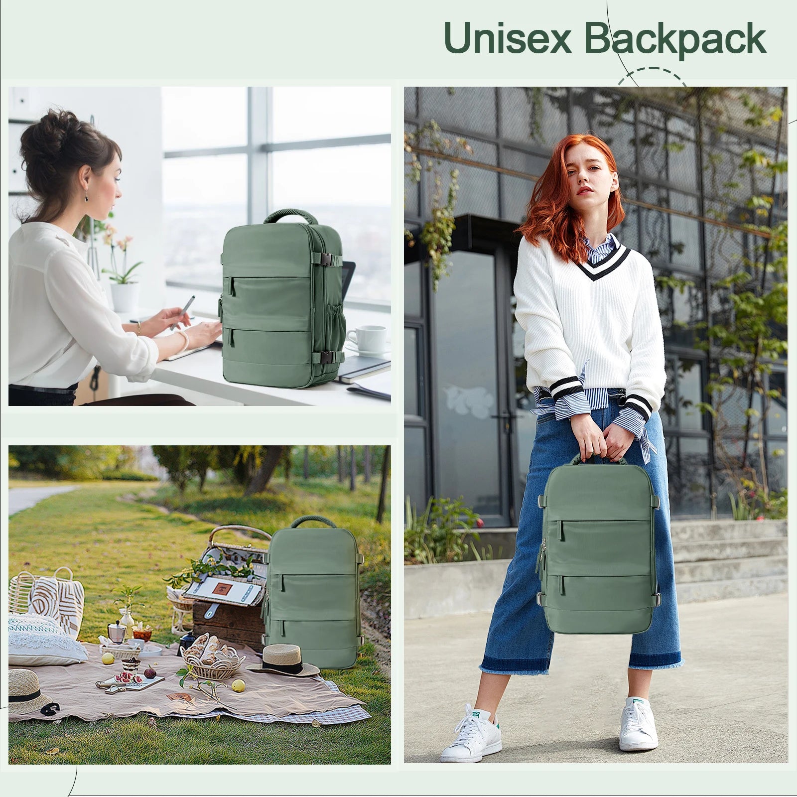 Ryanair Backpack 40x20x25 Cabin Bag Travel Backpack for Men Women Hand