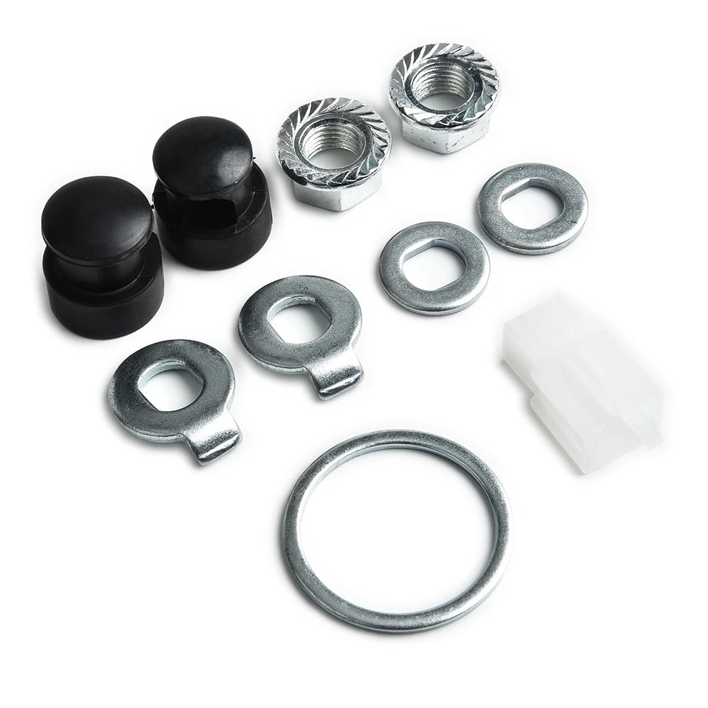 E-Bike Hub Motor Axle M12/M14 Lock Nut & Lock Washer & Spacer & Nut