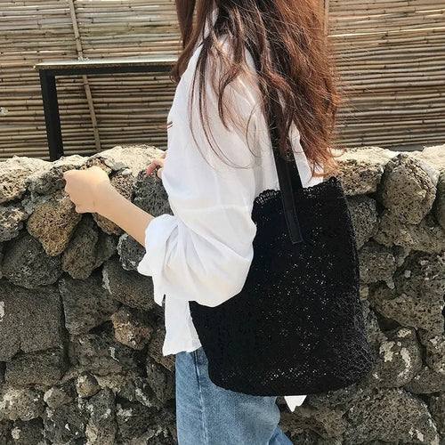 Women's Bag Shoulder Bags Leather Handbags Canvas TOP-handle Bag
