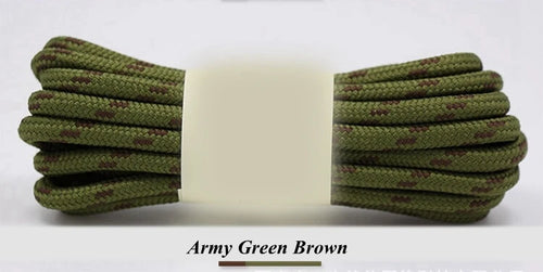 1Pair Round Shoelaces Durable Polyester Shoelace Outdoor Boots