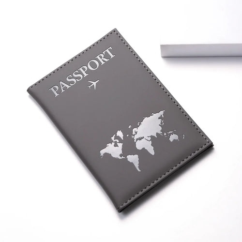 Women Fashion Pink Marble Pattern Travel Passport Cover Holder Bag