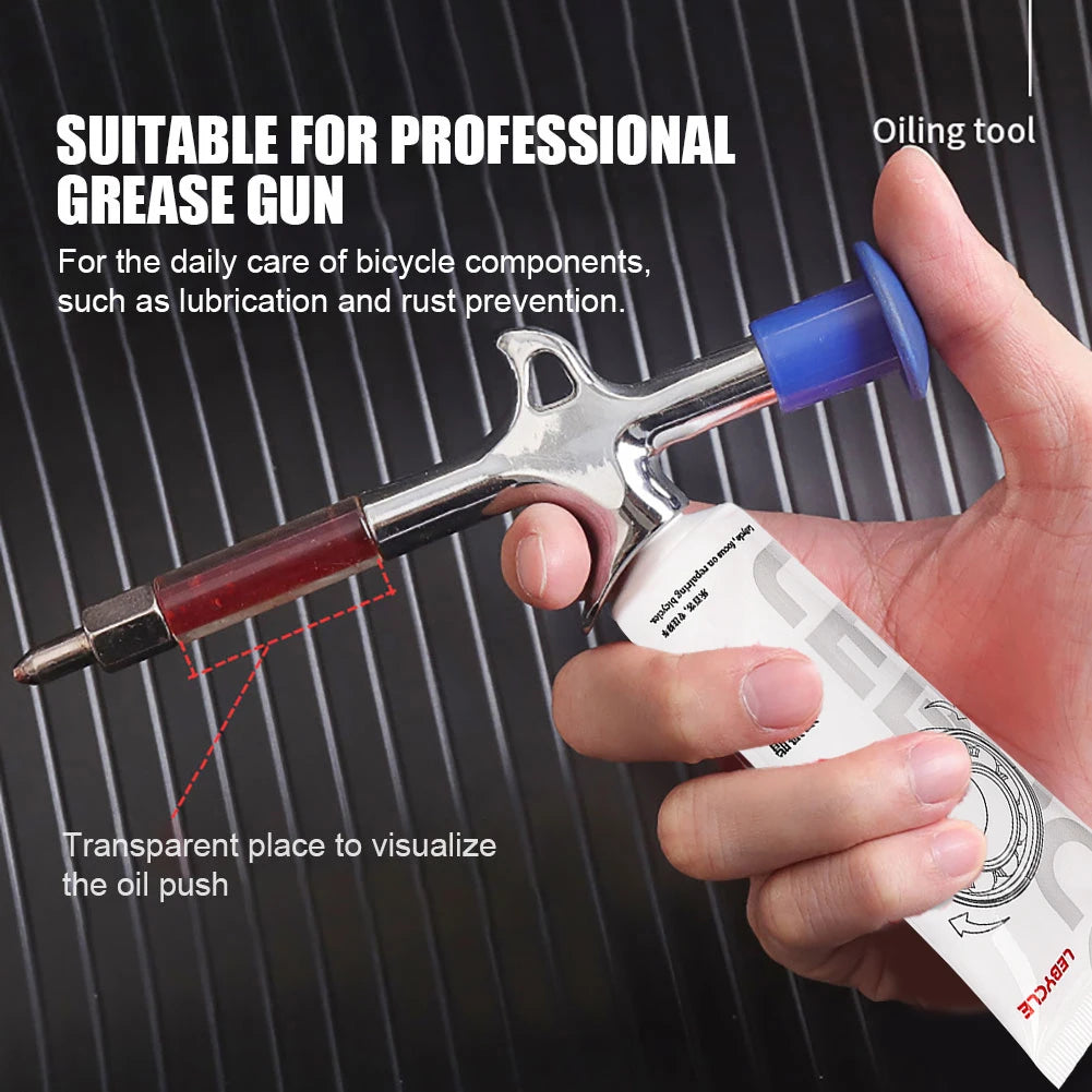 Bicycle Aluminum Grease Gun Aluminum Alloy MTB Bike Ball Bearing Hub