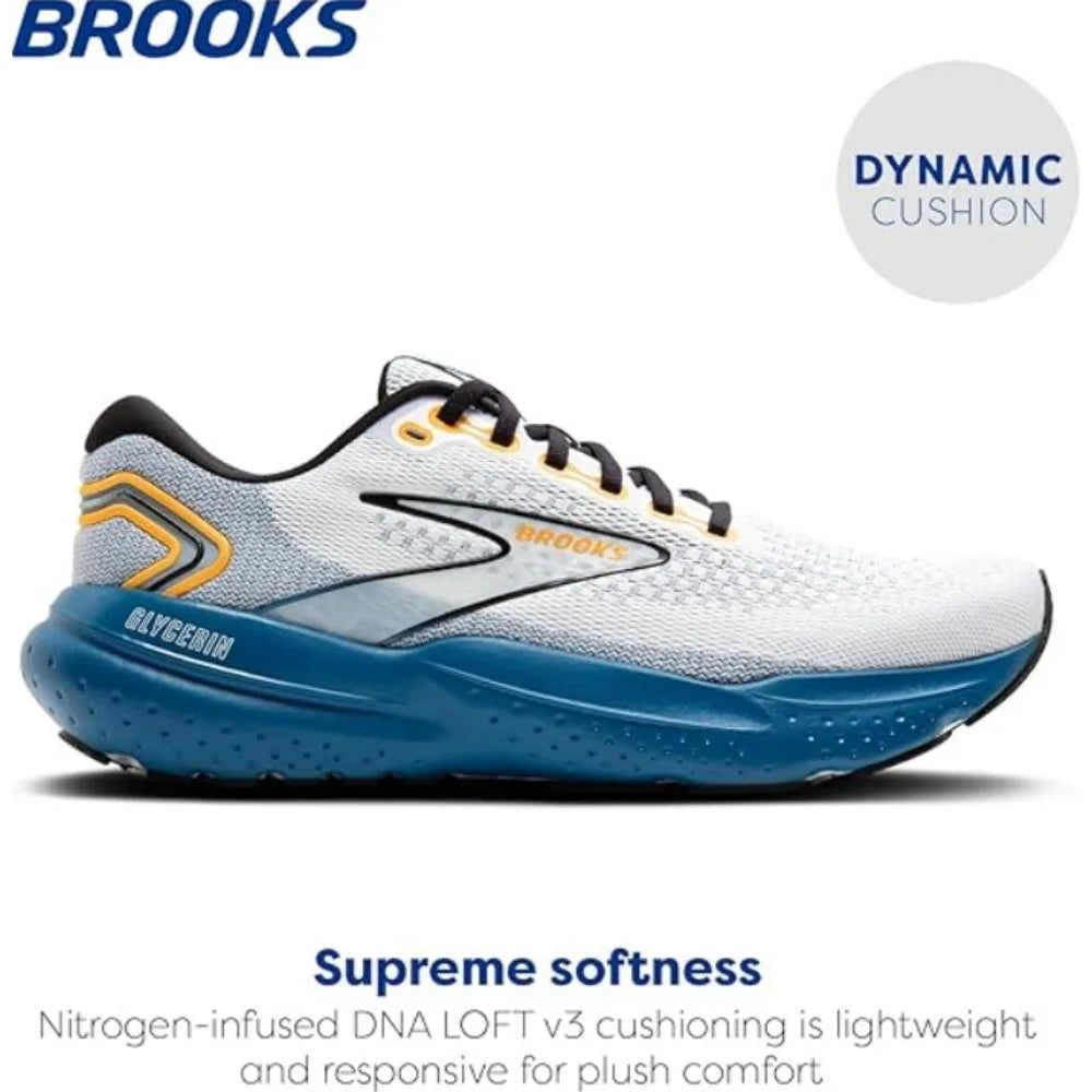 Brooks Men’s Glycerin 21 Neutral Running Shoe Provides Premium