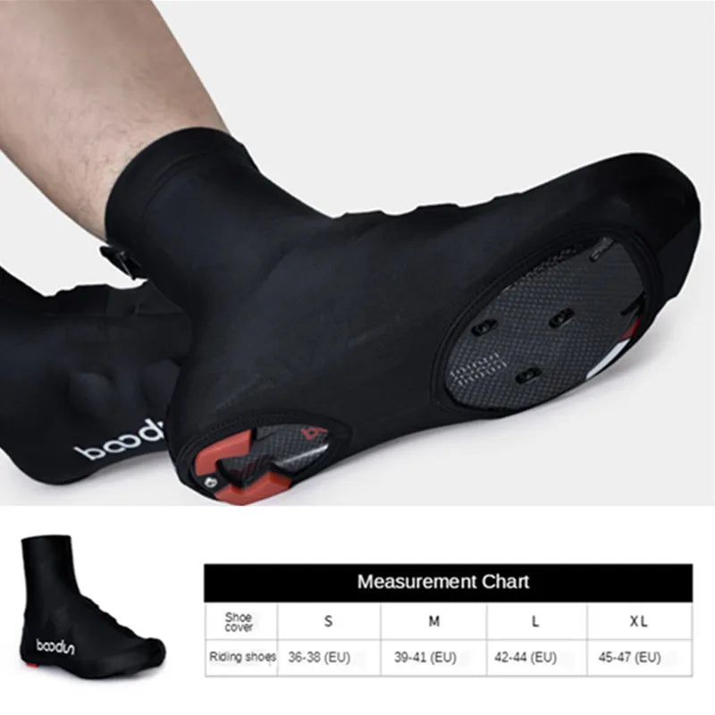Elastic Breathable Cycling Shoe Cover for Men and Women, Road Mountain