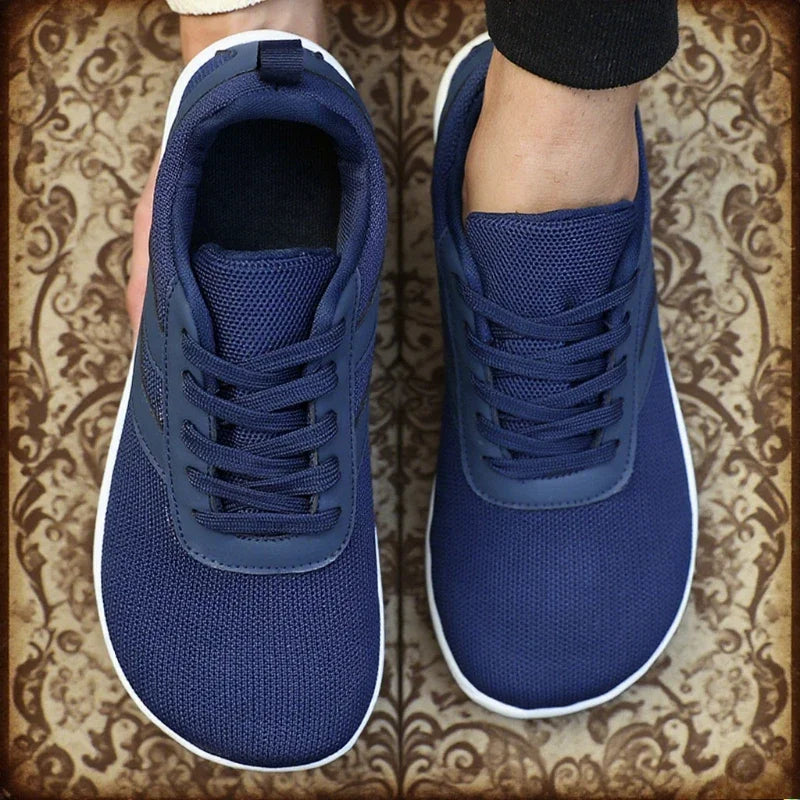 Men’s Sneakers Wide Toe Barefoot Shoes Breathable Stylish Minimalist