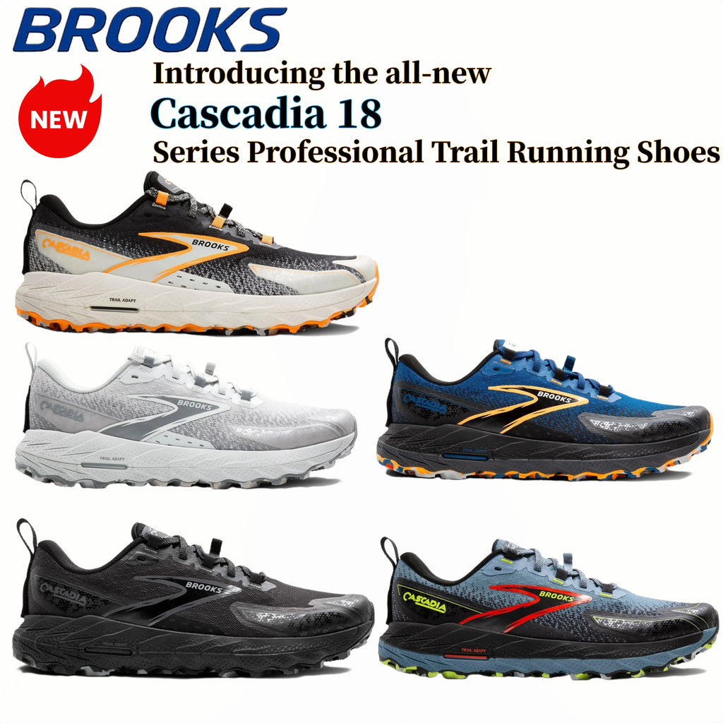 Brooks Men’s&Women’s Cascadia 18 Mountain Trail Running Shoe