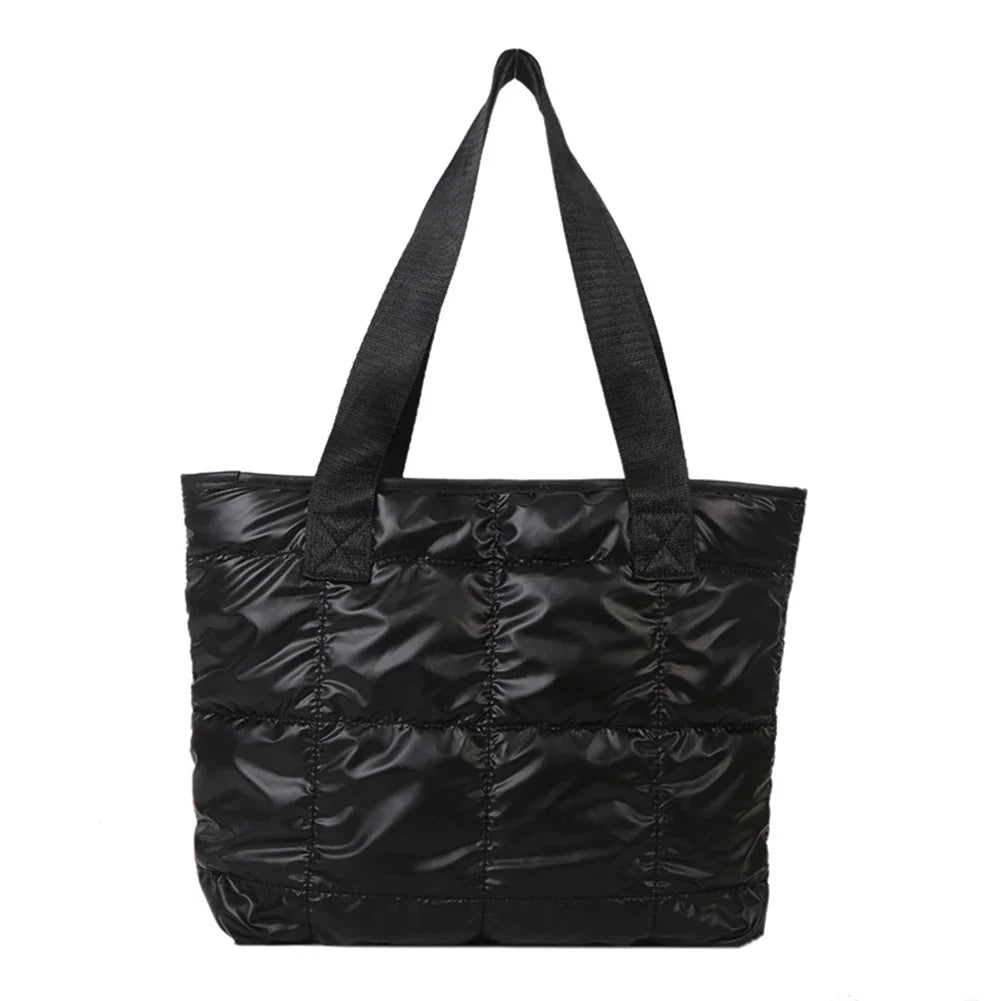 Fashion Ladies Tote Handbags Large Capacity Cotton Padded Shopping Bag