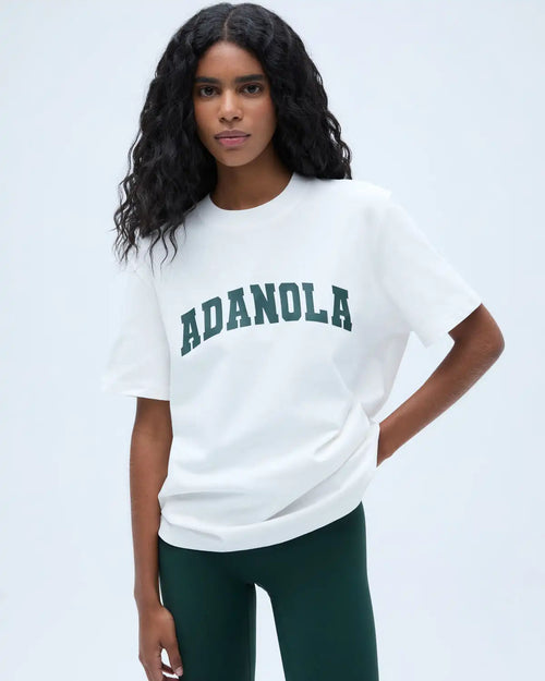 Summer Casual Sports Women's Men's T-shirt Trendy Brand Adanola Letter