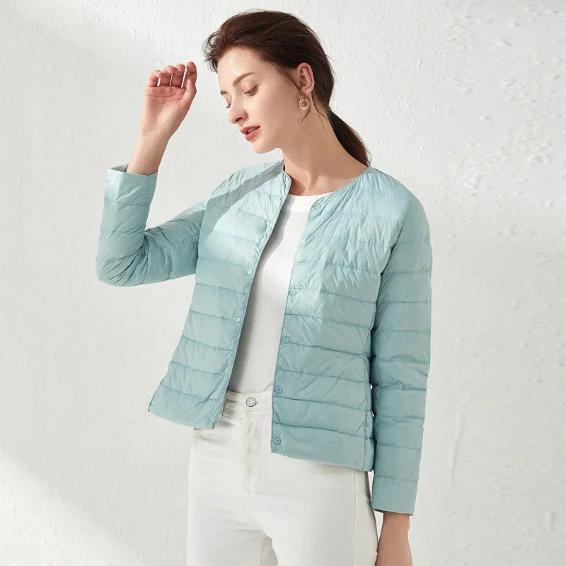 2024 New Spring Winter Women Liner Warm Down Jackets Ultralight