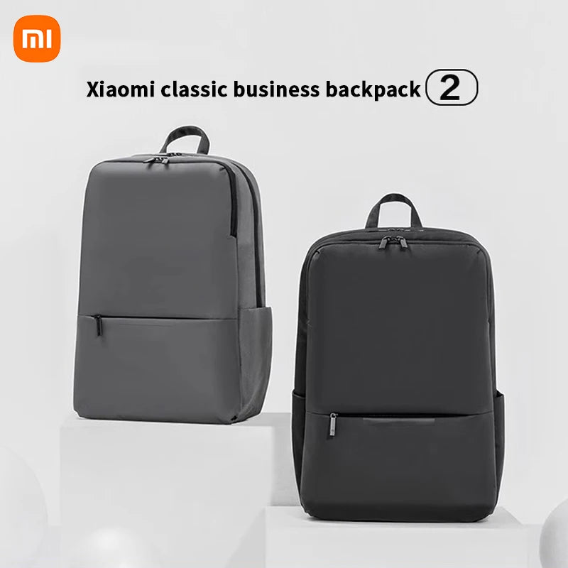 Xiaomi classic business backpack fashion laptop bag for men and women