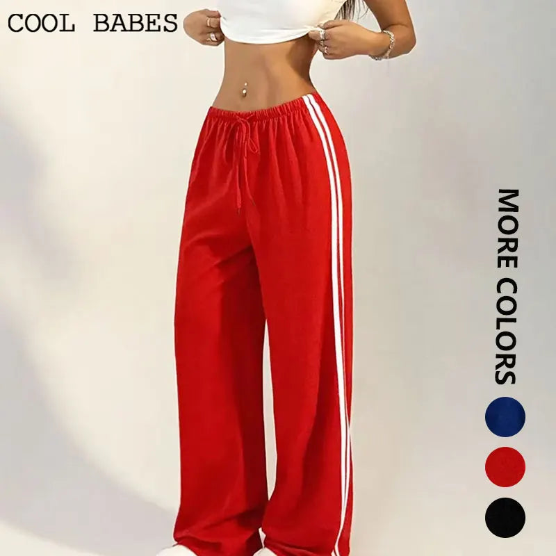 New Versatile Women's Pants Summer Streetwear Basic Straight Loose