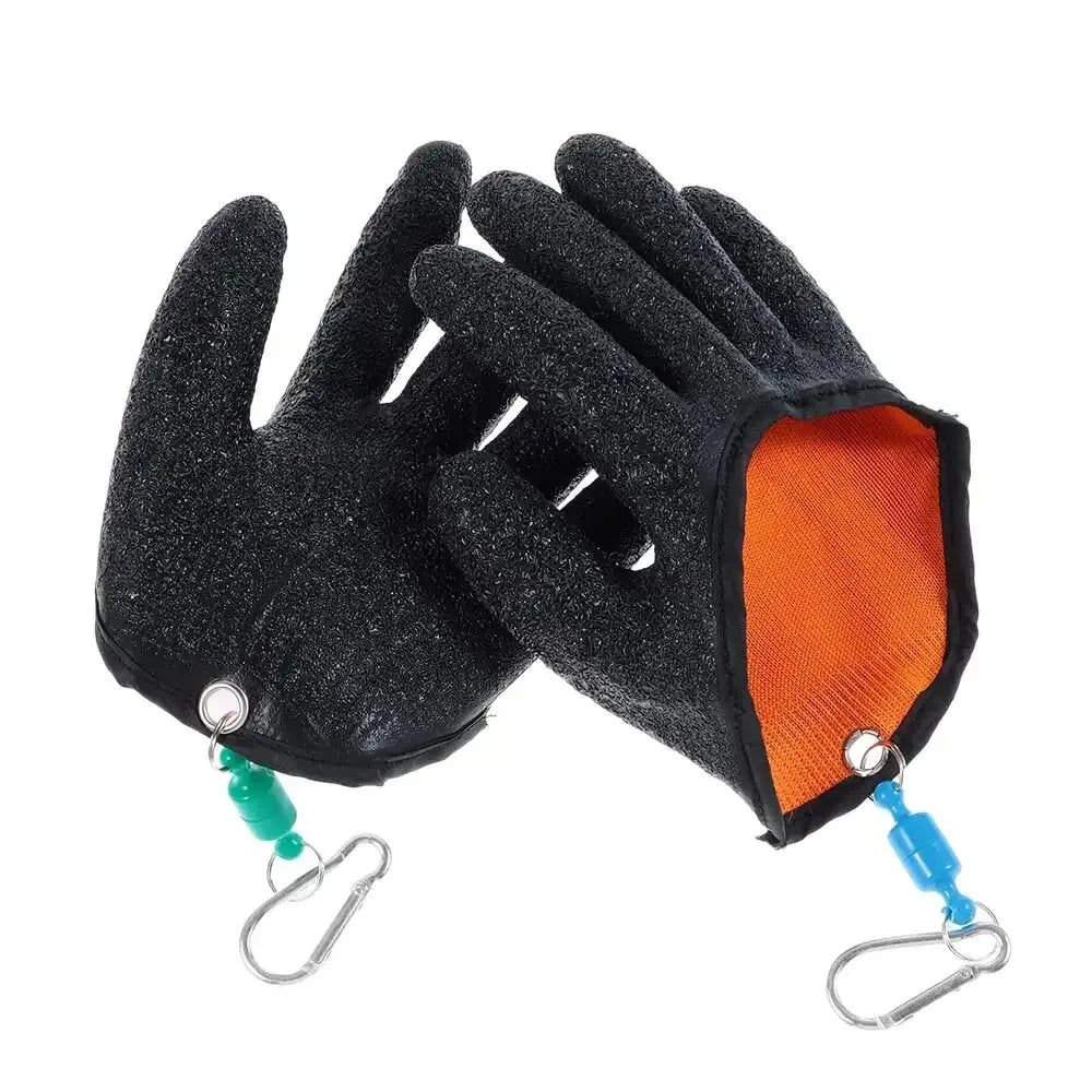 1Pc Left Or Right Professional Catch Fish Latex Hunting Gloves Fishing