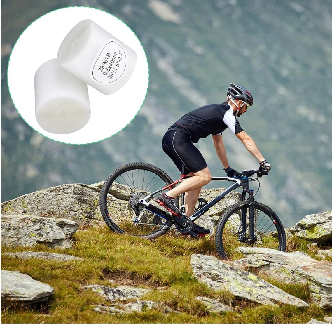 2pcs Tire Liner Bike Puncture Proof Belt Pad Cycling Anti-Puncture